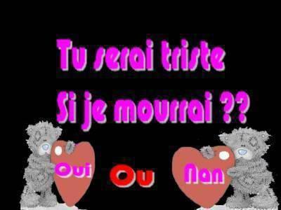 tu serai triste ou pa