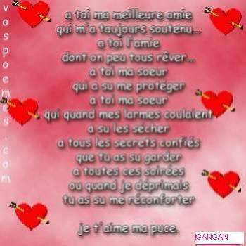 pour ma meilleure amie
