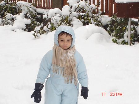 leo en hiver