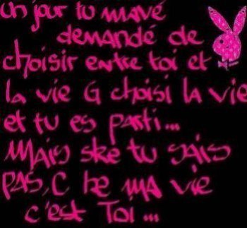 toi ou ma vie