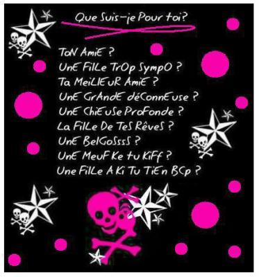 que jsui pour toi????