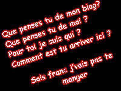 repond franchement